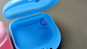 1 Set Mouthguard Retainer Case Orthodontic Dental Storage Box with Holes Plastic Container