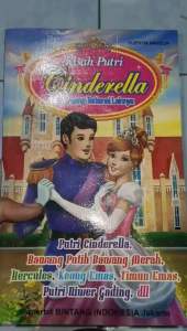 buku kisah putri cinderella & dongeng terkenal lainnya(15×24cm)