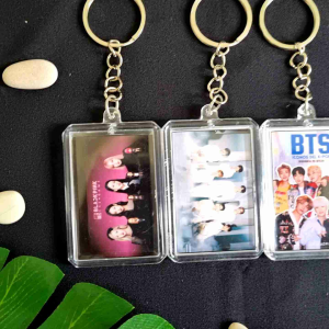 Gantungan Kunci Custom Idol Bahan Akrilik 2 Sisi / Gantungan Kunci Blackpink - BTS - NCT / Custom Idol