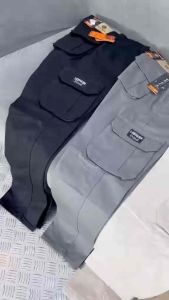 Celana Cargo Panjang Slimfit Bahan American Twill Premium Cargo Pants Pria / Celana Cargo Panjang