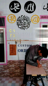 Hiasan Dinding Harimau 40x50cm: Aksesori Dekoratif Kreatif