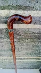 Tongkat jalan kayu galih asem model payung profil R61