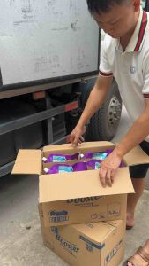 Thùng/Combo 4 túi nước giặt xả Bosster hương nắng mai 32kg/túi