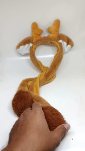 Bando kepala rusa dengan telinga bergerak made in chn 52cm