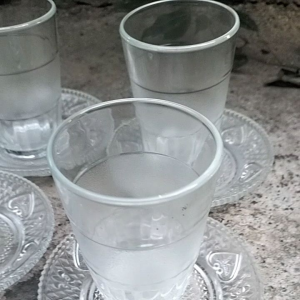 paket gelas kopi(12pcs) gelas kopi bahan kaca tebal