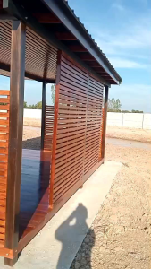 ซุ้มระแนงไม้สักทองขนาดพื้นที่3.00*5.00ม.