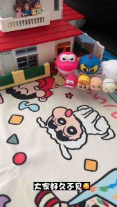 Crayon Shin Chan Bracelet Stainless Steel Male Female Pattern Family Friends Series Jewelry Gift Handmade CharmChainCute