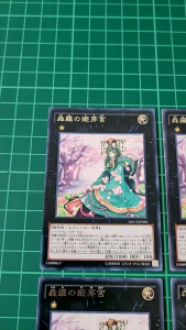 YUGIOH Japanese DOCS-JP083 森羅的姬芽宮 Sylvan Princessprite (R) LIGHT PLAYED 95%x3 92%