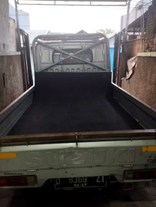 Karpet Alas bak mobil new carry model wide deck lebar 175 panjang 265 cm tebal 8 sampai dengan 20 mm silahkan pesan sesuai dengan kebutuhan anda bila kurang paham silahkan chat kami