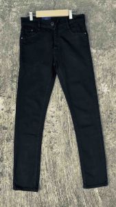 Apolo - Celana Jeans Hitam Polos Skinny Slimfit Strech