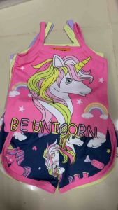 (11-45kg) đồ bộ áo dây bé gái - thun lạnh 3D đẹp mịn mát bền màu form rộng thoải mái 701