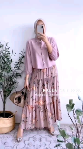 K-FASHION Setelan Rok Kekinian Wanita Terbaru Kalea