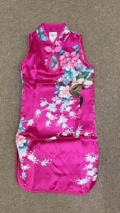 Ready Stock Children / Kids Chinese Girl Cheongsam Costume PS1406 Pink华人传统服装旗袍 Chinese New Year Dress