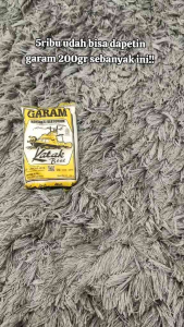 Paket 5PCS Garam Katak Boat 200GR Beryodium Salt