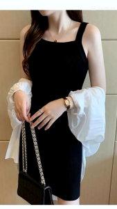 TM 0240 Dress Cami Bodycon Knit Import