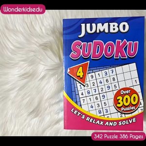 Amazing Jumbo Sudoku Book - Crossword - Puzzle Book - Word Search Book - Adult - Entertainment
