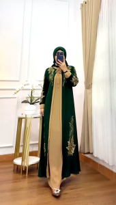 REALPICT COD PREMIUM ALIKA FREE FASMINA BAHAN CERUTY LD 110 PB 140 TERBARU TERMURAH BEST SELLER TANGAN PERTAMA KONVEKSI CASUAL BORDIR GAMIS TERKINI