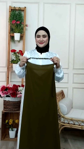 French Khimar Instant Hijab Ceruty Bebydoll Jilbab Syari Plus Cadar Kerudung Jumbo Frech Khimar By Elnita