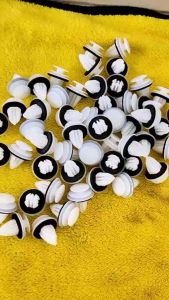 Set 10/50/100 Đinh kẹp bằng nhựa bền tiện lợi dành cho nội thất xe hơi ( màu trắng )