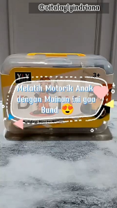 ( FREE BUBBLE WRAP ) BOX DIY BUILDING BLOCKS SERIES MAINAN TRUK EDUKASI ANAK BONGKAR