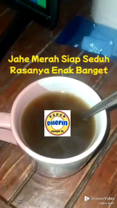 Jahe Merah Instan Premium dan Gula