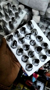 CETAKAN KUE 20 PCS 1SET CREAM ICING SET BAKERY DECORATION SEMPRIT