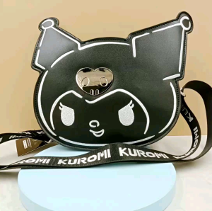 Tas Pouch Kuromi / Sling Bag Kuromi / Tas Slempang Kuromi / Pouch Kuromi / Tas Kosmetik Kuromi