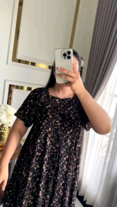 DRESS YURI PENDEK//DASTER LOLYTA//DRESS ANNISA DAILY//DRESS PENDEK RAYON PREMIUM MODEL KEKINIAN