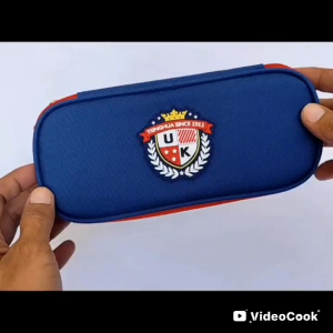 Tempat Pensil Softcase Kampus University Muat Banyak Kotak Penyimpanan Alat Tulis Resleting