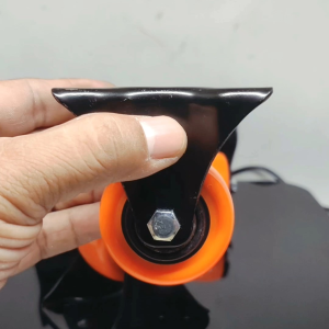 Roda Orange Caster 2 Inci Plat Tebal Mati Roda Etalase