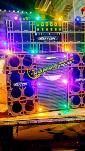 Sound miniatur bluetooth siap bunyi full lampu