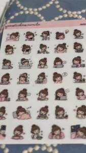 Doodle Girl Daily Planner (Deco) Stickers ii