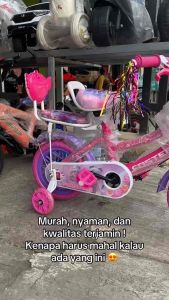 SEPEDA ANAK INTERBIKE 12 MINI TERBARU SEPEDA ANAK PEREMPUAN SEPEDA ANAK BUAT USIA 2 SAMPAI 4 TAHUN