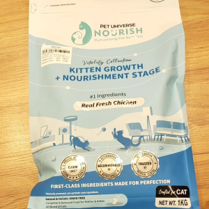 NOURISH CAT FOOD KITTEN CHICKEN 1KG- KITTEN GROWTH