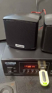 [1SET] Harpman Bluetooth 50w Power Amplifier +5pcs 2.5" 10w Mini Speaker suitable beauty center salon cafe studio