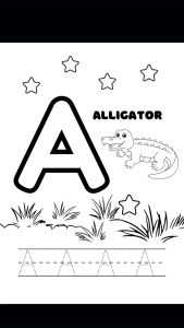 (PDF)Tracing Alphabet ABC - Practice Writing Children Early Learning Preschool Montessori Kindergarten Kids Education