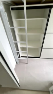 Loft bed customize +sliding wardrobe+mattress customize