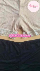 Combo 4 Quần Lót Đùi Lai Ren Bầu 100% Cotton Cao Cấp Siêu Co Giãn Mát Mịn Thoáng Mát Co Giãn 4 Chiều Quần Váy Bầu Mặc Đầm Thoải Mái Đáy May Thêm Lớp Cotton - Nội Y Đồ Lót : BETEEN