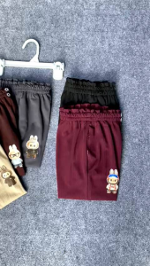 3PCS Celana Cutbray Anak Labubu | Bahan Stretch Nyaman | Usia 3–8 Tahun | Random
