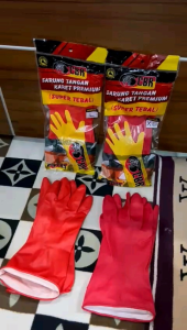 CBR SARUNG TANGAN KARET PREMIUM TEBAL ANTI SOBEK