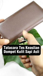 Dompet Panjang Kulit 100% Dompet Lipat Pria Wanita Kulit Sapi Garut Banyak Slot Kartu