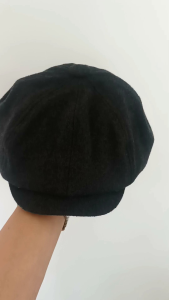 TOPI NEWSBOY GREY/ABU BAHAN WOOL