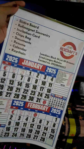 COMMERCIAL CALENDAR 8X11 & 8X13 2025