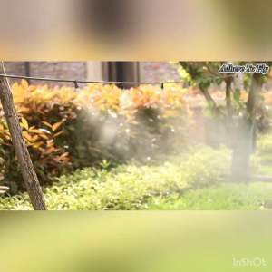 ชุดพ่นหมอก ชุดละอองหมอก ชุดทําหมอก ลดร้อน ระบายความร้อน หัวพ่นละเอียด สายพ่นหมอก 5/7mm. ยาว 10 - 20 เมตร