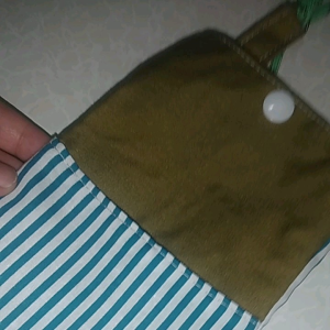 Tas Hp Kain Tali Paracord Motif Salur - Sling Bag Phone