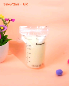Sakumini Disposable Breastmilk Storage Bag Penampung Kantong Asi Susu Bayi Food Grade