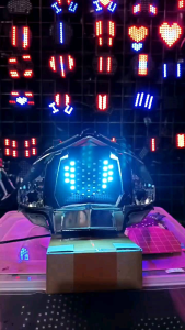 lampu setoplam Running Supra injeksi motif love dengan 8mode kedipan otomatis free lem bakar.