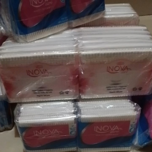 Cotton bud INOVA 1 lusin isi 12 pak × 100 stik 2 varian reguler/baby moderen higienis