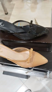 YONGKI KOMALADI‼️ sandal selop wanita heels 5cm mewah