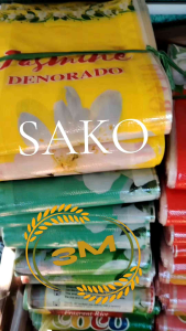 5KG-100pcs SAKO ONLY! rice sack double laminated